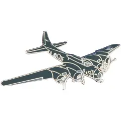 B-17 Flying Fortress Airplane Pin 1 1/2"