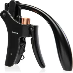 Ivation Wine Bottle Opener, Manual Handheld Corkscrews for Wine Bottles