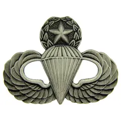 EagleEmblems P16547 Wing-Army,para,Master (Pewter) Full Size (1.5'')