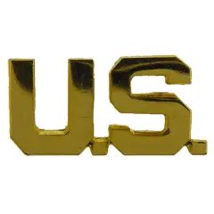 EagleEmblems P10477 PIN-U.S.Letters (GLD) (1'')