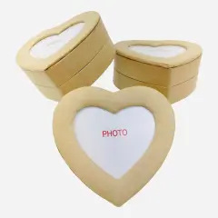 Value Pack of 3 Heart Photo Box - Small