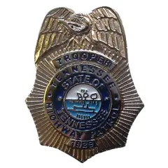Tennessee State Trooper Badge Pin 1"