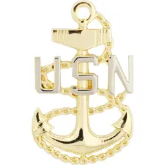 EagleEmblems P16206 Pin-USN,Chief Pet.Off.Bas (1.5'')