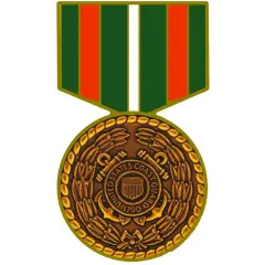 United States Coast Guard USCG Outstand. Service Medal Pin (1-3/16")