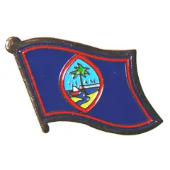 Guam Flag Pin 1"