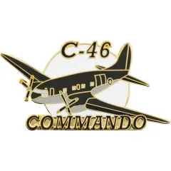 C-46 Curtis Airplane Pin 1 1/2"