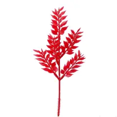 13" Red Ruscus Spray - 24 Pack, Vibrant Floral Accents for Bouquets, Centerpieces, and Wreaths &ndash; Lifelike Artificial Christmas Decor for Indoor & Outdoor Use &ndash; 2024 Christmas Collection, Floral Home by Artificial Flowers
