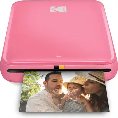 Kodak Step Mobile Instant Photo Printer, Portable Printer Compatible with iOS & Android Pink