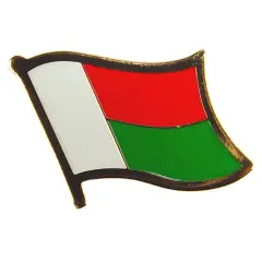 Madagascar Flag Pin 1"