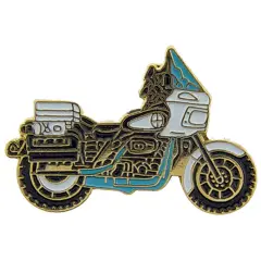 Police Motorcycle Pin 1"