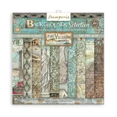 Stamperia Sir Vagabond Aviator Background 8x8 Paper Pack