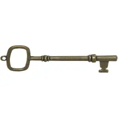 Deluxe Steampunk Cowboy Costume Bronze Brass Key Ring