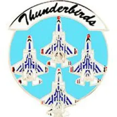United States Air Force Thunderbirds Logo Pin 1"