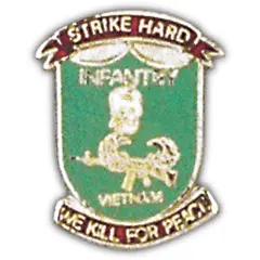 Vietnam Kill For Peace Pin 1"