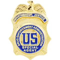 DEA Special Agent Badge Pin 1"