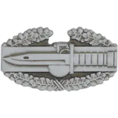 U.S. Army Combat Action Badge Pin Pewter 7/8"