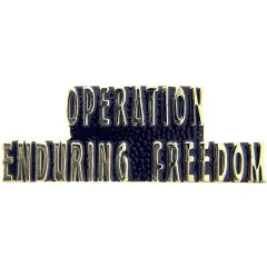 Operation Enduring Freedom Pin 1 1/2"