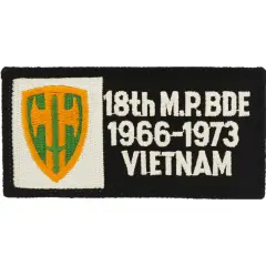 U.S. Army 18th Military Police Brigade Vietnam Patch