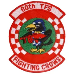 U.S. Air Force 60th TFS Fighting Crows Patch 3"