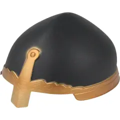 Adult's Black Warrior Helmet Costume Accessory