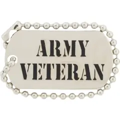 U.S. Army Veterans Pin Black & Yellow 1"