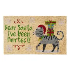 DII Dear Santa, I've Been Purrfect Doormat
