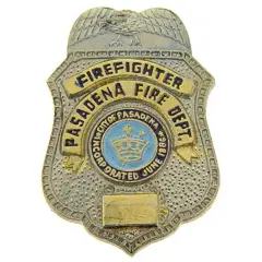 Pasadena Firefighter Pin 1"