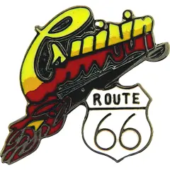 Crusin Route 66 Pin 1"