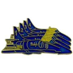 4 A-004 Skyhawk Airplanes flying in Echelon 1 1/2"