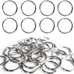 Metal Rings for Macrame Metal Rings for Crafts 2 Inch for Macrame Plant Hangers Dog Collars 10 Pack 5Mm Thick Welded Heavy Duty Metal O Rings 2 in Buckle for Macrame Ring 50Mm O Rings Metal Metal Ring 1 Inch