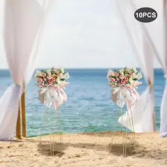 10pcs 3.4ft Tall Flower Plant Stand Display Flower Pot Holder Rack Decor