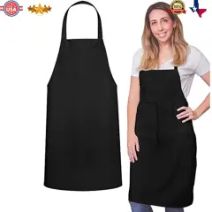 Bib Apron for Kitchen | RADYAN&reg; Black