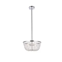 Gianna 13 inch pendant in chrome
