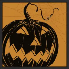 Haunted Halloween XII by Anne Tavoletti Canvas Art Framed