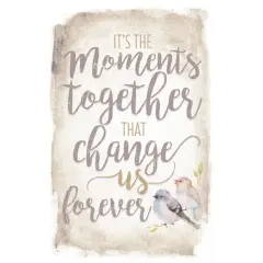 Dexsa It's The Moments Together New Horizon 6" x 9" Wood Plaque with Easel