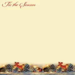 Great Papers! Tis the Season Holiday Letterhead, Invitations and Announcements, Printer Friendly, 8.5"x11", 80 Pack