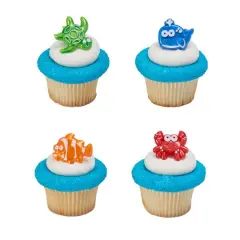 Beach Cuties Cupcake Rings, 12ct