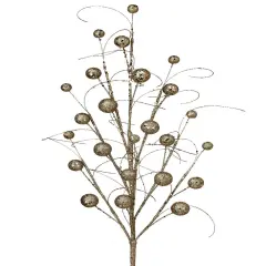 34"GLITTER/SEQUINS WISPY BALL SPRAY CHAG