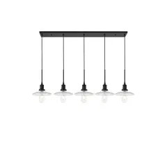 Waltz 5 light black Pendant