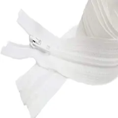 #3 Coil Separating White YKK Zippers for Sewing Craft & Apparel - Choose Your Length - Color White - Made in The United States (12 Zippers Per Pack) (36" Inches)