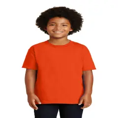 Gildan&reg; Youth Ultra Cotton Short Sleeve Crew-Neck T-Shirt Orange