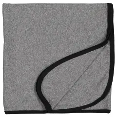Baby Blanket - 100% Cotton, Various Colors by Rabbit Skins&reg; Granite heat.- black
