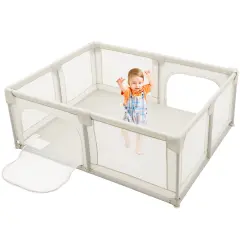Baby Playpen Kids Activity Center Safety Play White