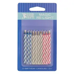 Magic Re-Light Specialty Candles, 10pc