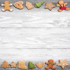 Great Papers! Holiday Cookies Holiday Letterhead, Invitations and Announcements, Printer Friendly, 8.5" x 11", 50 Pack