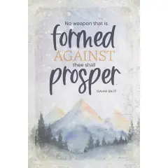 Dexsa No Weapon Wood Plaque 6x9