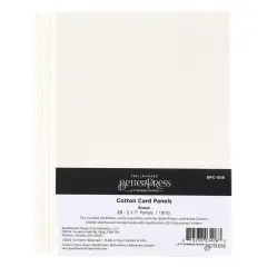 Bisque BetterPress A7 Cotton Card Panels - Spellbinders