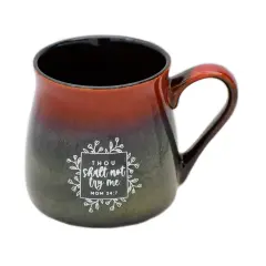 Dexsa Thou Shall Not Designer Ceramic Mug - 16 oz