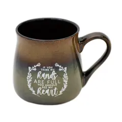 Dexsa If You Think My Hands Designer Ceramic Mug - 16 oz