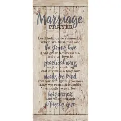 Dexsa Marriage Prayer&hellip;New Horizons Wood Plaque